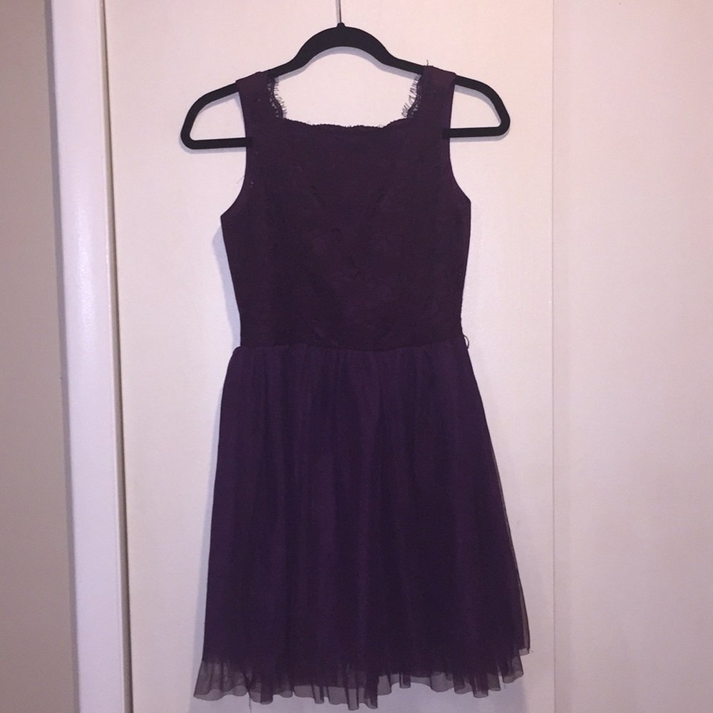 Purple dress